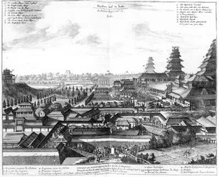 El Palacio Imperial de Edo, 1725